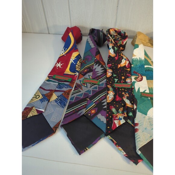 VTG Tabasco Ties Bundle Set Of 5 - Picture 7 of 7